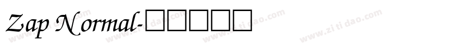 Zap Normal字体转换